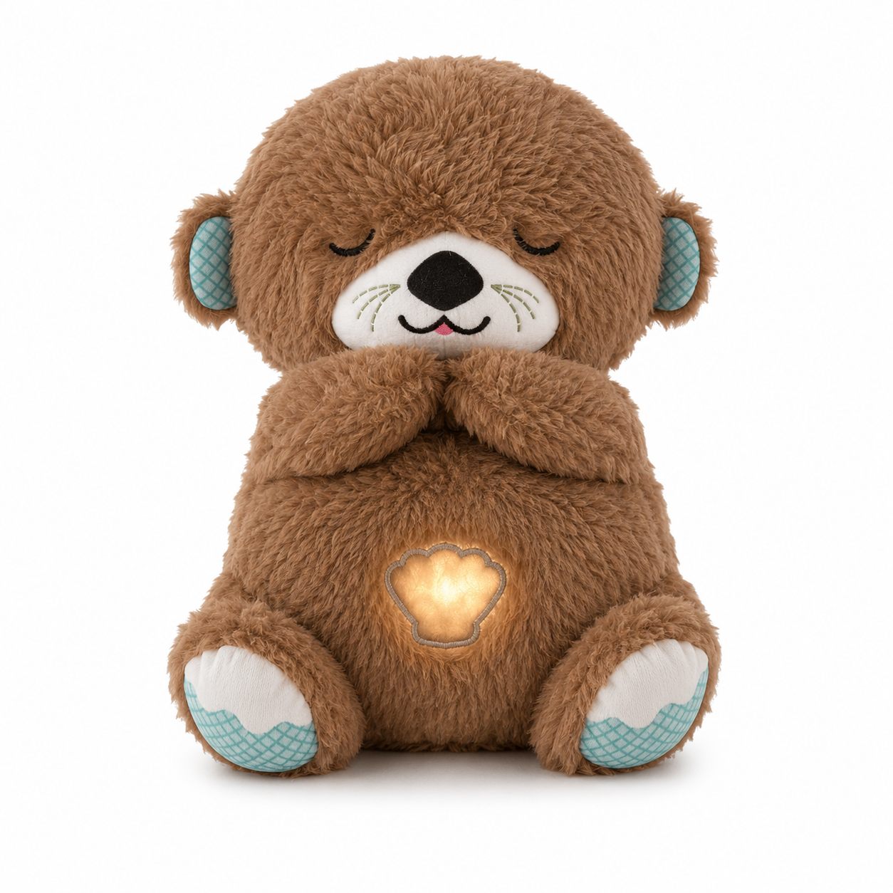 Breathing Teddy Bear Plush, Soft Glow, Sleep & Anxiety Relief