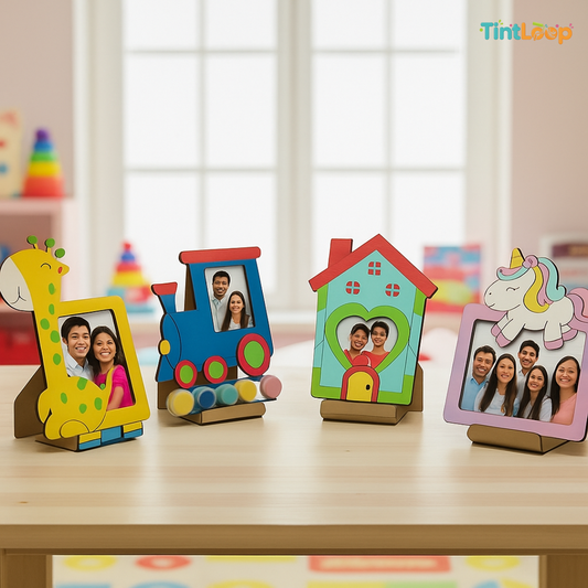 Paint Your Own Photo Frame! | DIY Wooden Craft Kit with WaterColors