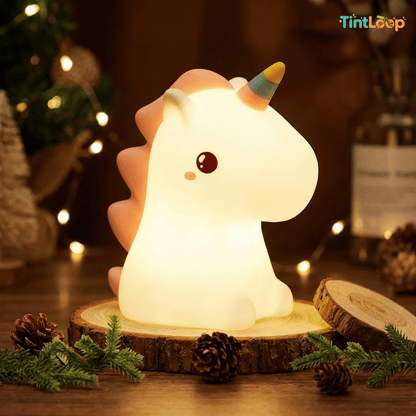 Unicorn Silicone Rechargeable LED Night Light – Tap Control | 7 Color Modes | Soft Lamp