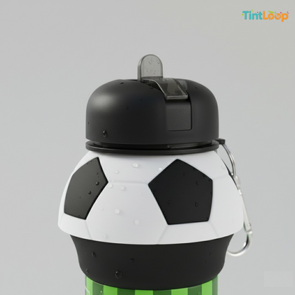 Sports Silicone Water Bottle for Kids & Adults | Collapsible & Leakproof