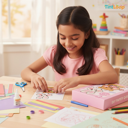 Paper Quilling Kit: All-in-One 3D Art & Craft Set for Kids & Beginners