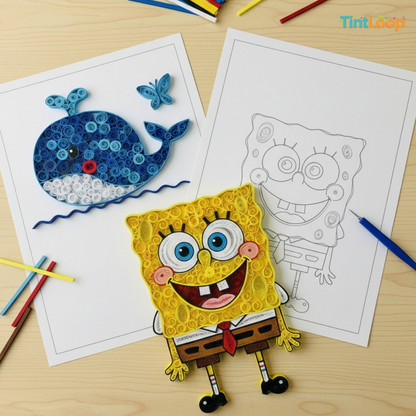 Paper Quilling Kit: All-in-One 3D Art & Craft Set for Kids & Beginners