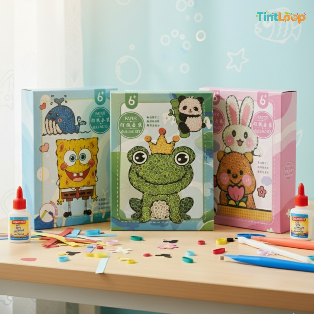 Paper Quilling Kit: All-in-One 3D Art & Craft Set for Kids & Beginners