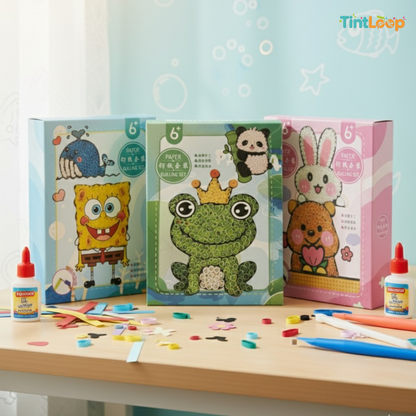 Paper Quilling Kit: All-in-One 3D Art & Craft Set for Kids & Beginners