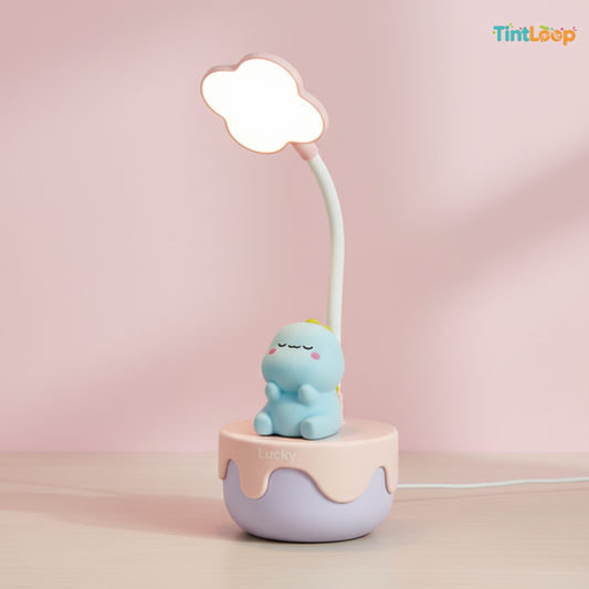 Cute Dino LED Desk Lamp with Mood Lighting