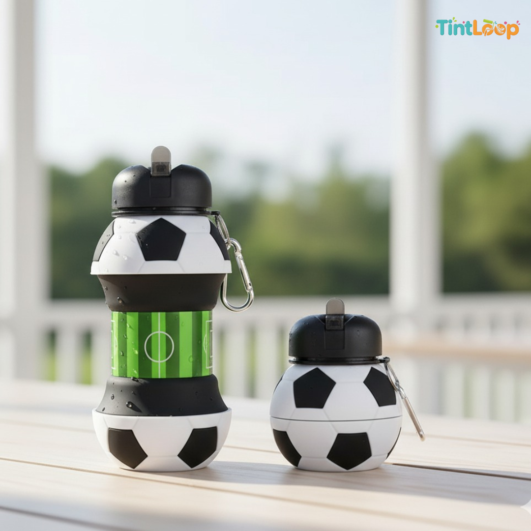 Sports Silicone Water Bottle for Kids & Adults | Collapsible & Leakproof