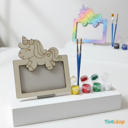 Paint Your Own Photo Frame! | DIY Wooden Craft Kit with WaterColors