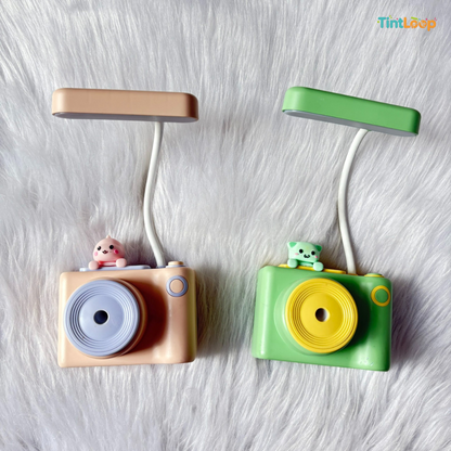 Cute Camera 2-in-1 LED Desk Lamp with Sharpener