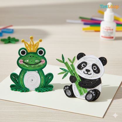 Paper Quilling Kit: All-in-One 3D Art & Craft Set for Kids & Beginners