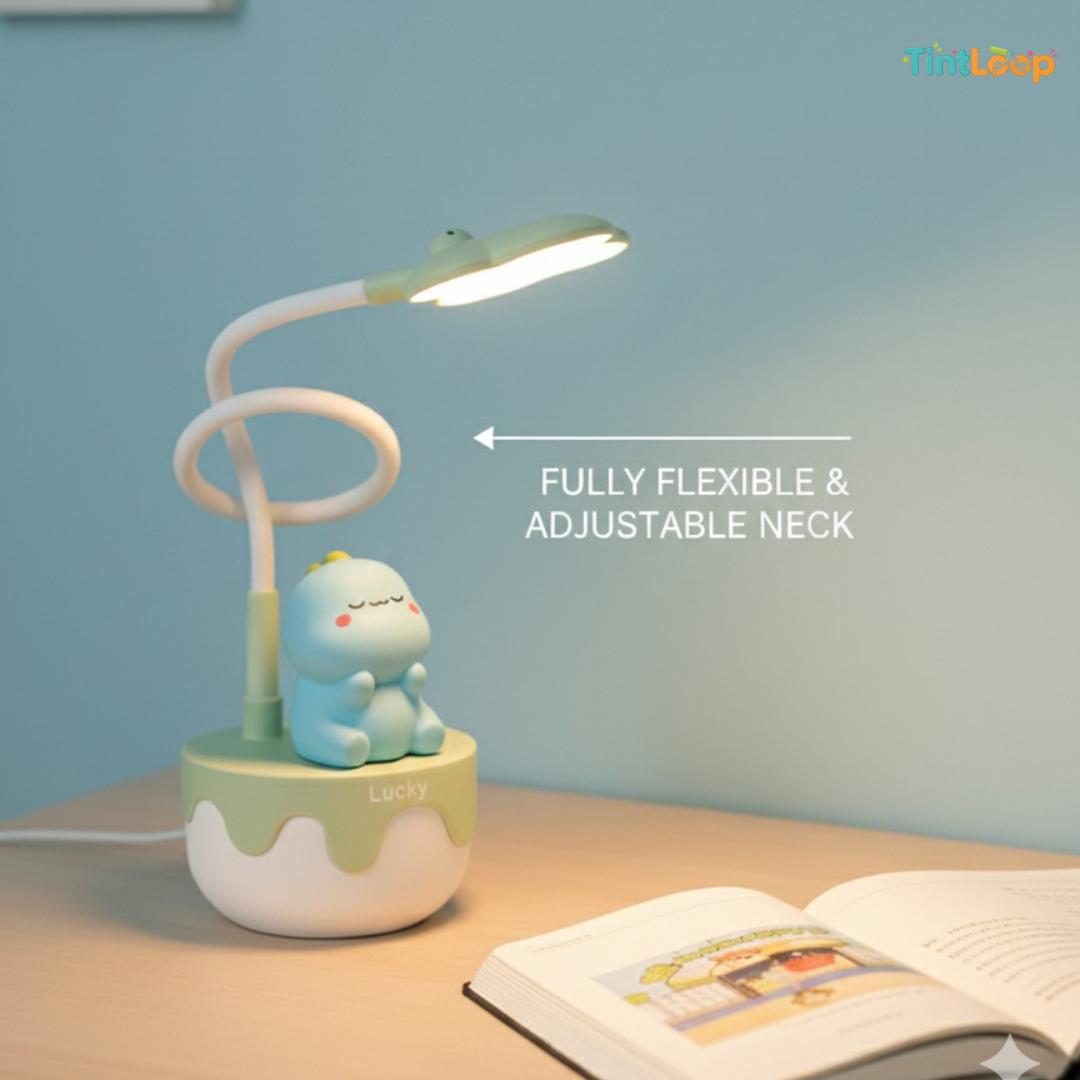 Cute Dino LED Desk Lamp with Mood Lighting
