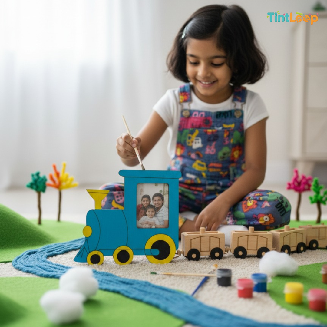 Paint Your Own Photo Frame! | DIY Wooden Craft Kit with WaterColors