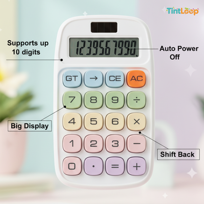 The Pastel Pop Calculator | Cute & Functional Desk Essential