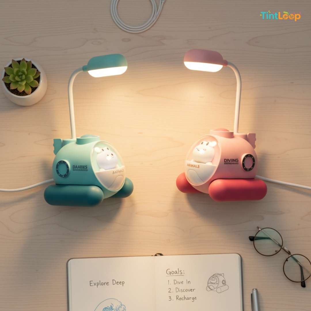 Submarine Rechargeable LED Desk Lamp for Gifting and Decor