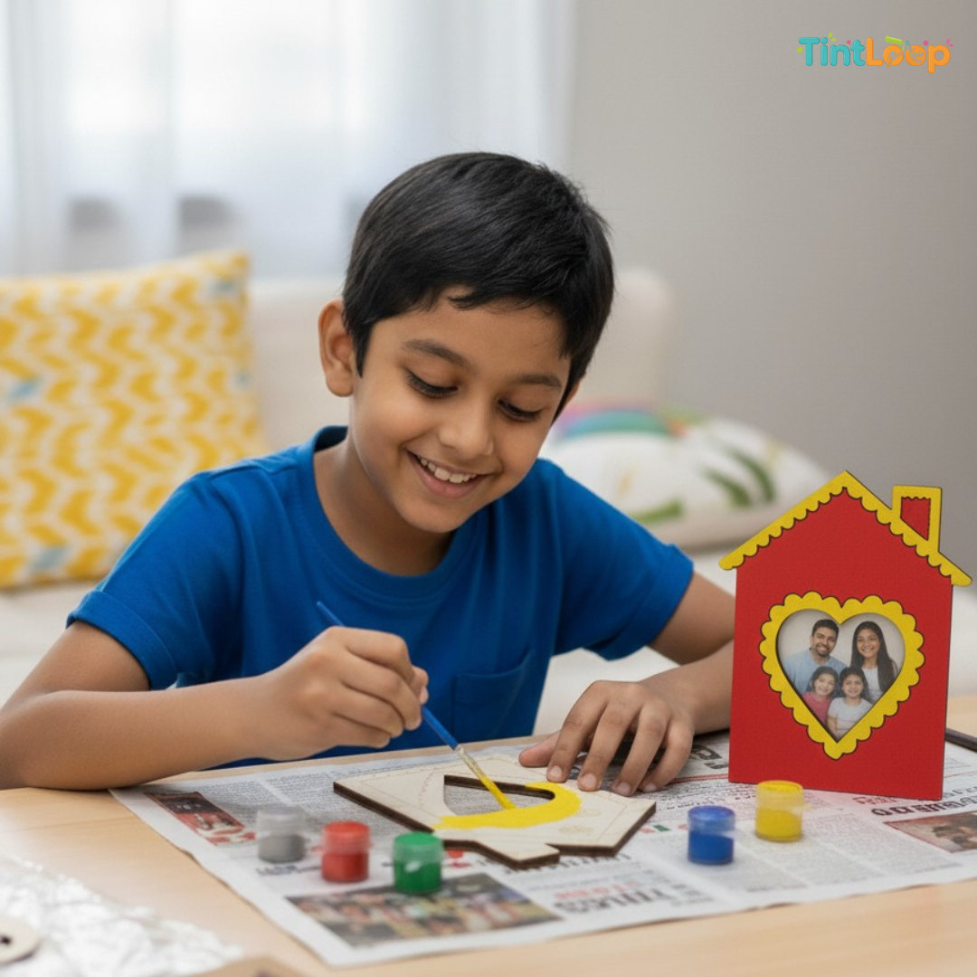 Paint Your Own Photo Frame! | DIY Wooden Craft Kit with WaterColors