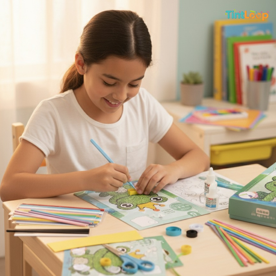 Paper Quilling Kit: All-in-One 3D Art & Craft Set for Kids & Beginners