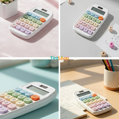 The Pastel Pop Calculator | Cute & Functional Desk Essential