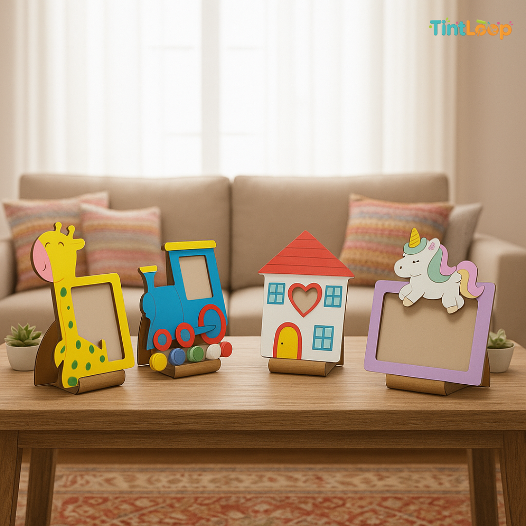 Paint Your Own Photo Frame! | DIY Wooden Craft Kit with WaterColors