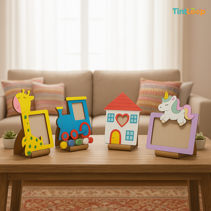 Paint Your Own Photo Frame! | DIY Wooden Craft Kit with WaterColors