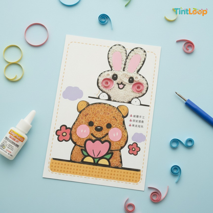 Paper Quilling Kit: All-in-One 3D Art & Craft Set for Kids & Beginners