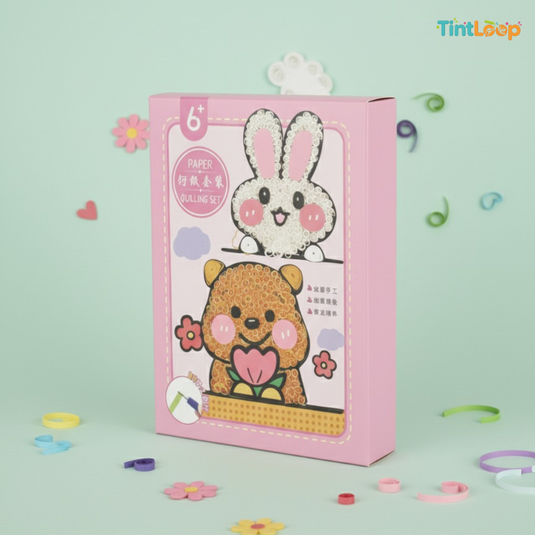 Paper Quilling Kit: All-in-One 3D Art & Craft Set for Kids & Beginners