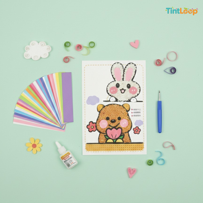 Paper Quilling Kit: All-in-One 3D Art & Craft Set for Kids & Beginners