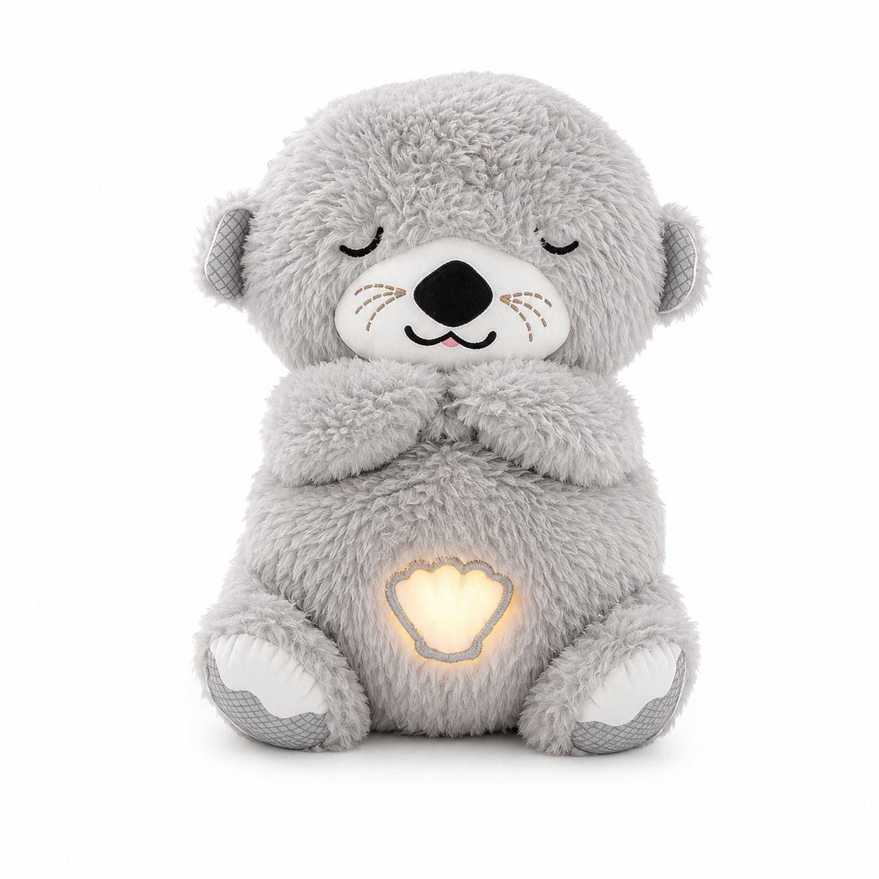 Breathing Teddy Bear Plush, Soft Glow, Sleep & Anxiety Relief