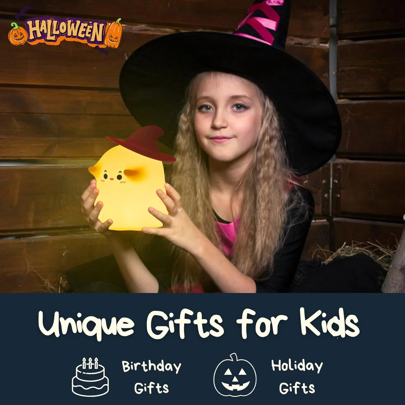 Cute Ghost Silicone Night Lamp for Gifting & Decor